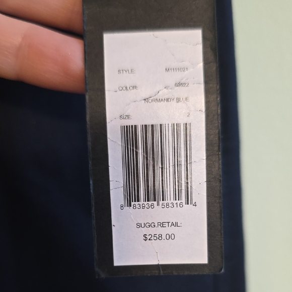 Marc Jacobs Navy Straight Leg Pants - Picture 3 of 11